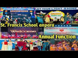 St. Francis school anpara annual function 2024 !! Neeraj 15 vlog!! St. Francis school annual day