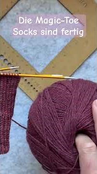Die Magic-Toe Socks sind fertig!