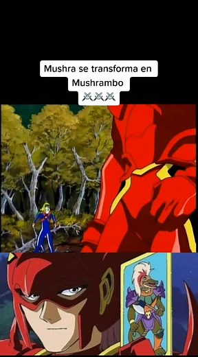 Mushra se transforma en Mushrambo: La esencia del anime