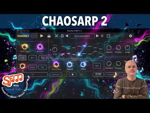 iOS AXart ChaosArp 2 AUv3 Chaotic Midi Arpeggiator - Tutorial : Getting started