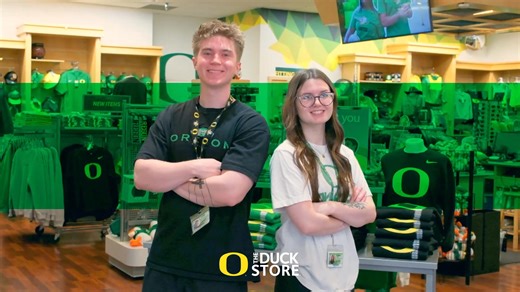 Since 1920, The Duck Store has been a part of every Duck’s journey at the University of Oregon. From working at our counters to studying in the classroom; from directing our stores to cheering in the stands; the people we serve — the students — are the very people who are The Duck Store. By shopping at our stores, sharing our story and letting us be a part of your Oregon experience, we’re able to continue our work as Your Non-Profit College Store. | The Duck Store
