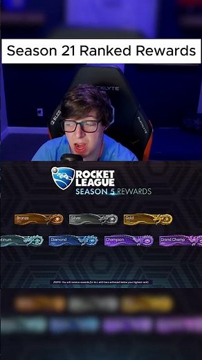 Rocket League Season 21 Ranked Rewards REVEALED 🔥 (Every Banner From Every Season) #shorts
