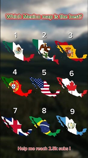 Which Mexico map is the best? 🇲🇽 #fyp #mexico #mapping #map