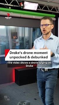 Drake's drone video debunked