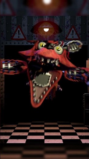 W . Foxy Frame By Frame Jumpscare (FNaF2) #fnaf