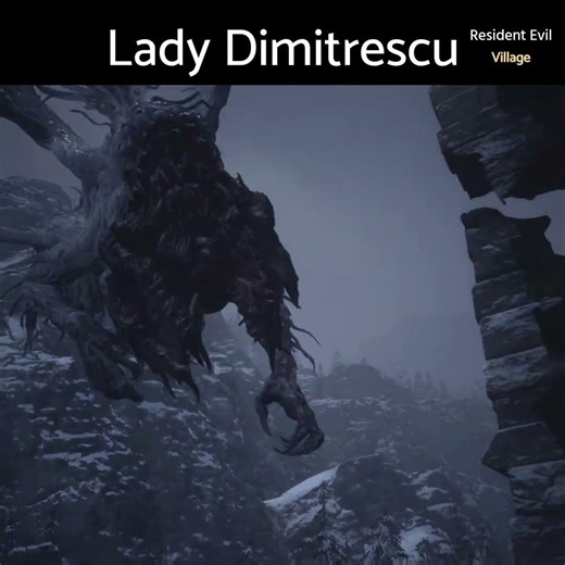 Lady Dimitrescu Boss Fight 🩸 | Resident Evil Village #genshinimpact