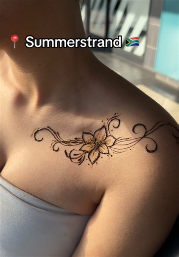 Spend R100 or more on henna at the summerstrand market and receive a FREE henna design valued between R40–R130! 😍 📍 Hearts football Club, Summerstrand 🗓️ Friday, 24th July ⏰ 5:00pm PM – 9:00 PM Women and kids only ☺️ Be one of the FIRST 10 customers! #henna #gqeberha #tattoo #summerstrand #temporarytattoo