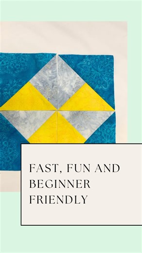 If you’ve been craving a quick win at your sewing machine, this little beauty is it. Three fabrics, one simple block, and so much impact. With half square triangles and same size squares, you’ll be whipping up a whole stack of blocks before you know it. It’s perfect for a fast, feel good quilt that looks way more complicated than it is. Choose three favourites, raid your stash, or mix a little of both. There’s no wrong way to play here. Are you tempted to try it? Tag your quilting bestie and see