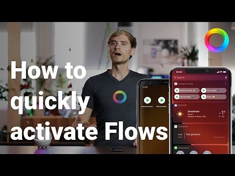 How to quickly activate Flows with Homey App Widgets (iOS & Android)
