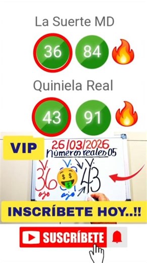 SUBSCRIBE TO THE CHANNEL 👉 Real Numbers 05 👈 THE BEST ODDS FOR TODAY/ NUMBERS THAT COME OUT TODAY