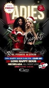 🎶 The countdown starts now! 💄✨�Ladies, join us for the ultimate Ladies Night:� 🍸 50% Happy Hour 9 PM - 12 AM� 🍹 Micheladas ALL NIGHT for Fl. 5!� 📍 Emporio Curaçao. Doors open at 9 PM .�💃 Tag your squad and let’s dance until 4 AM! #LadiesNight #NightOutVibes #CuraçaoEvents #EmporioCuraçao #ReelsParty #GirlsNightOut | Emporio Curacao