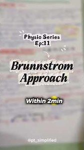 Brunnstrom Approach – stroke recovery explained clearly🔥#explorepage #physiostudent #clinicalphysio