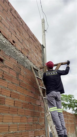 Andaime suspenso #obra #construcao | Construction Videos
