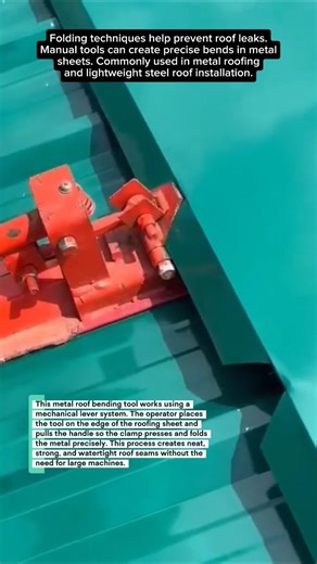 Smart Metal Roof Bending Tool