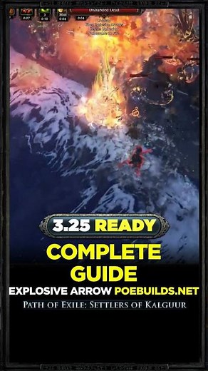 [POE 3.25] EXPLOSIVE ARROW - COMPLETE GUIDE - POE BUILDS #shorts #pathofexile #poebuilds #poe