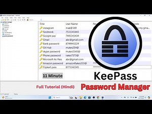 How to Use KeePass Full Tutorial || Download and Install KeePass