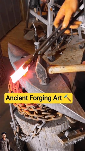 Ancient Forging: Making a Sharp Knife from Scrap Steel 🔨🔥