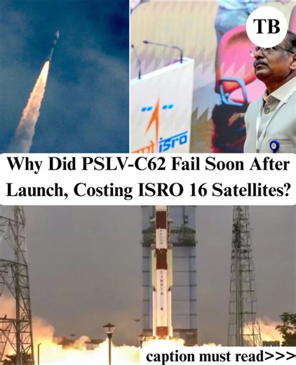 The Bharatvarsha on Instagram: "13 Jan,2026 India’s space programme faced a major setback after Indian Space Research Organisation (ISRO) confirmed the failure of Polar Satellite Launch Vehicle PSLV-C62, marking the second consecutive PSLV failure after PSLV-C61. The mission was launched from Satish Dhawan Space Centre and was ISRO’s first PSLV launch of 2026. 🔹 How the mission failed ISRO said the first and second stages performed normally, but a technical anomaly in the solid-fuel third stage