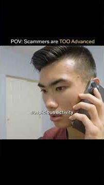 POV: Scammers are TOO advanced #skit #funny #comedy