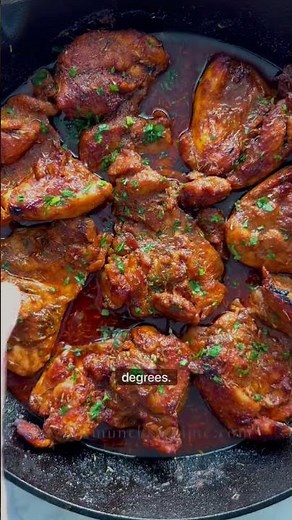 30-min Oven Baked Chicken Thighs Recipe