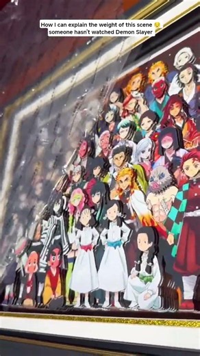 🔥 This Demon Slayer All Characters Wall Frame is INSANE 😍 #Shorts #demonslayer #anime