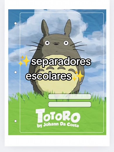 Cómo hacer carátulas y separadores escolares