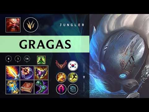 Gragas Jungle vs Kha'Zix - KR Grandmaster Patch 26.05
