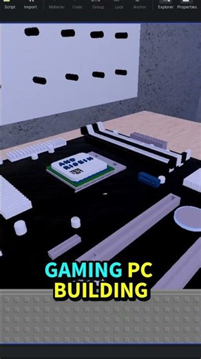 DAY 35 OF MAKING A ROBLOX GAMING PC BUILDING SIMULATOR! #roblox #gaming #robloxshorts