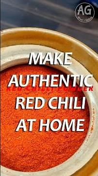 Home made Red Chili Powder | Fresh & Healthy