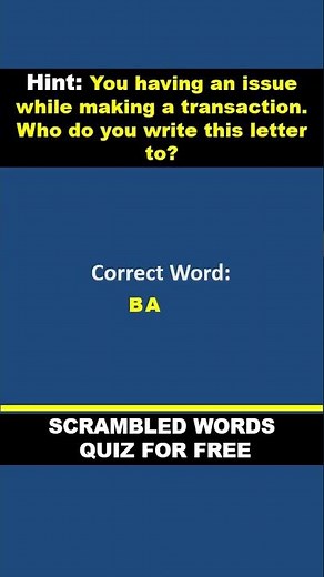 Jumbled Words Game - Unjumble the Words - Letters in English