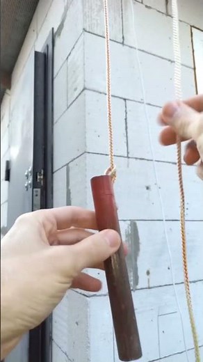 a simple way to install rope in asbestos joints #shorts