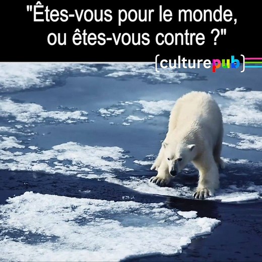 Au lendemain du sommet pour le climat, nous nous sommes souvenus d'un spot puissant pour WWF qui nous incite à agir. Et vite... ✊🌎❤ | Culture Pub