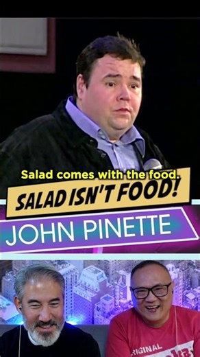 🤣 John Pinette thinks SALAD ISN'T FOOD! 😆 #funny #comedy #shorts