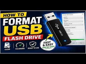 How to format USB FLASH DRIVE