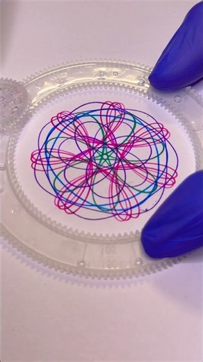 🎯 How Perfect Can a Spirograph Get? #colorcrushlabs #satisfying #art #asmr