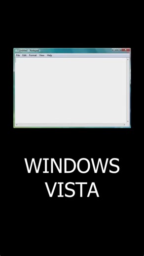 Windows Notepad Evolution #windows #notepad #evolution