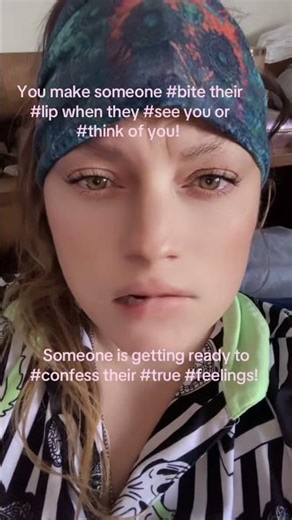 You make someone bite their lip