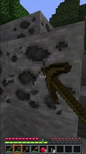 Minecraft Guide: How to get Coal #shortvideo