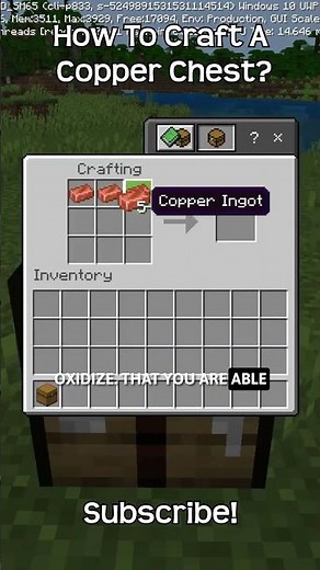How To Craft A Copper Chest In Minecraft?!