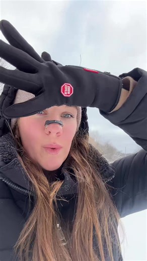 We’re just trying to stay warm out here so PTL for these wind proof gloves