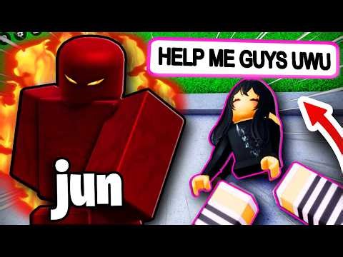 The MOST TOXIC WEIRD EGIRL I've HUMBLED With Broken JUN Combos..💀 | Legends Battlegrounds