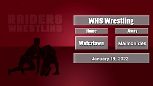 WHS Wrestling Vs Maimonides January 18, 2022