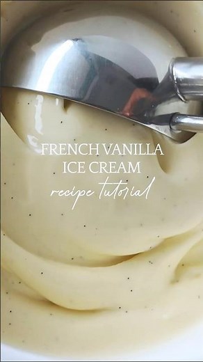Homemade French Vanilla Ice Cream Recipe