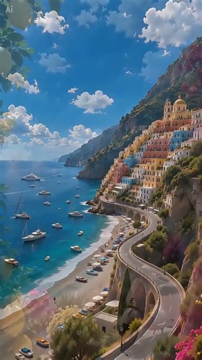 [playlist] 🍋 아말피 해안의 여름 | Amalfi Coast Dream 🇮🇹🌊 #아말피#이탈리아여행#힐링영상#Amalfi#Italy#RelaxingMusic#Shorts
