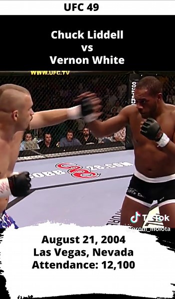 Chuck Liddell vs Vernon White UFC 49 Fight Highlights