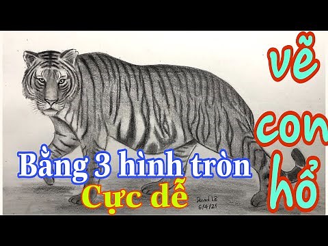 How to draw a tiger easy