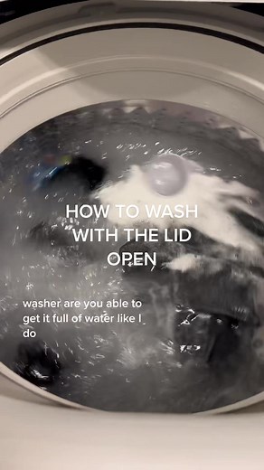 How to Wash Clothes with the Lid Open: A Laundry Life Hack