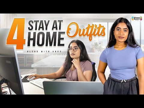 Stay-at-Home Style: 4 Comfortable and Chic Outfits for Cozy Days In! 👗🏠