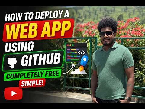 How to Deploy a Web App Using GitHub Pages (FREE & Easy) 🚀