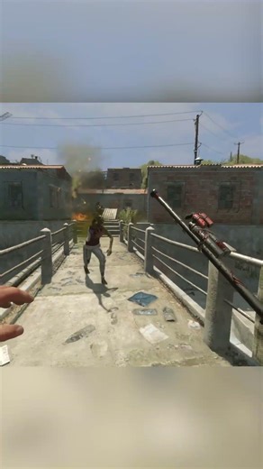 Barrel + throwing knife = zombie fireworks #dyinglight #gameplay #explosion #gaming #horrorgaming